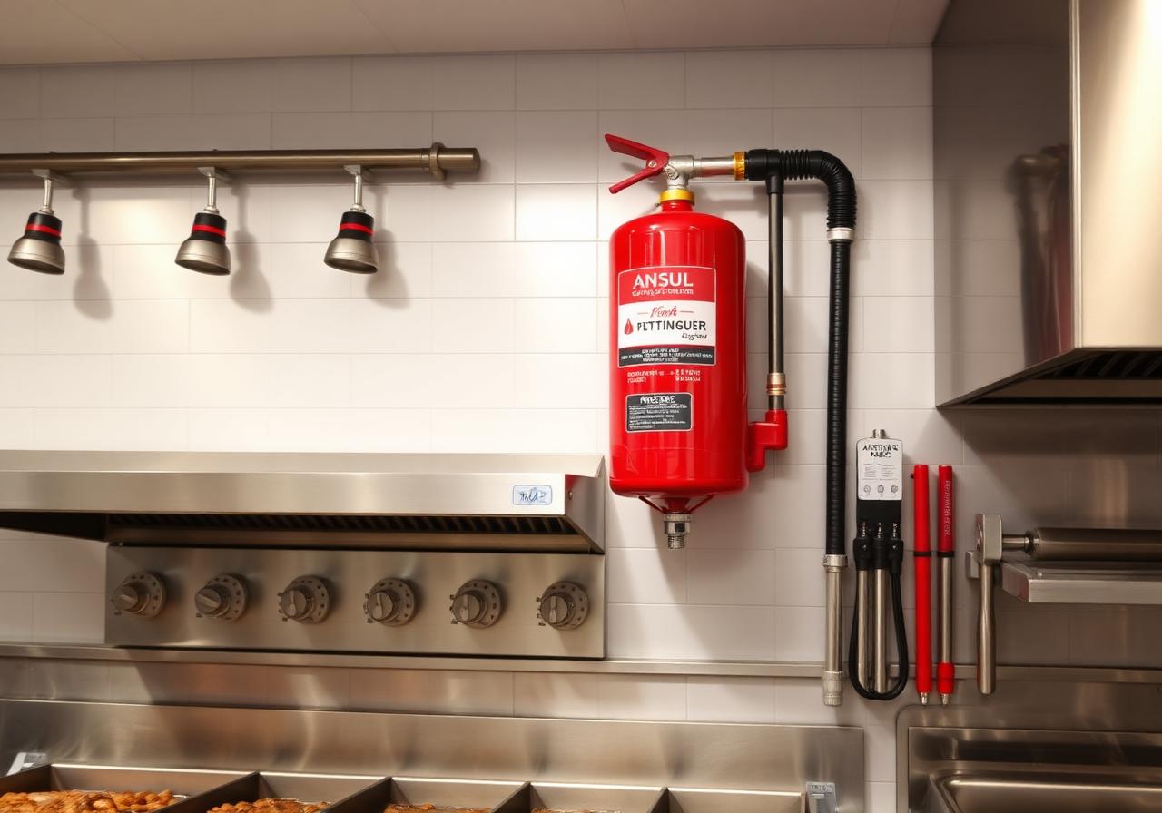 Ansul fire suppression system