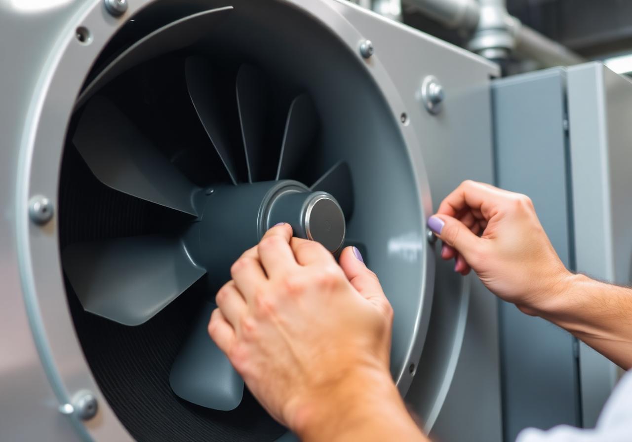 Commercial blower service