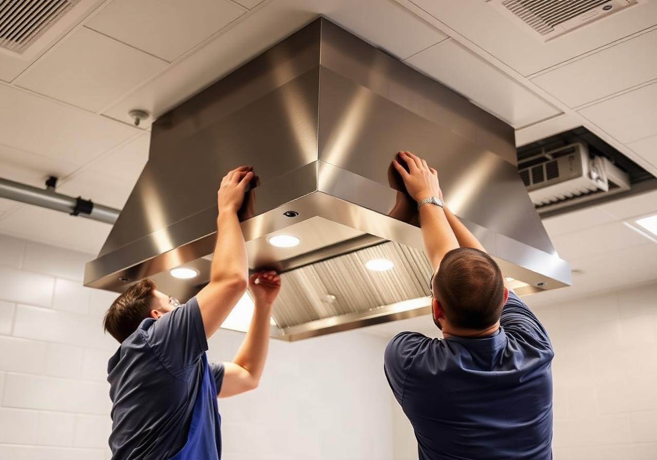 Kitchen Hood Installation